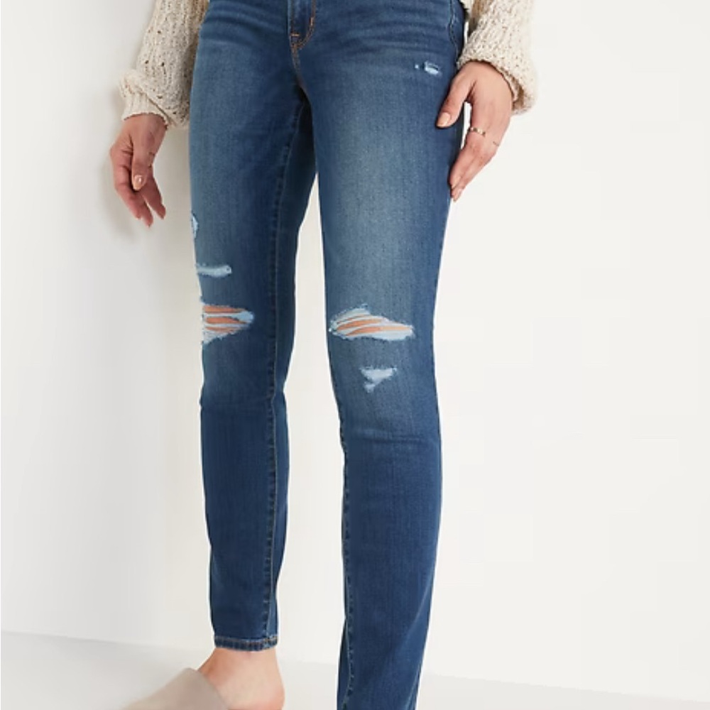 NWT Old Navy Mid-Rise Pop Icon Skinny Jeans